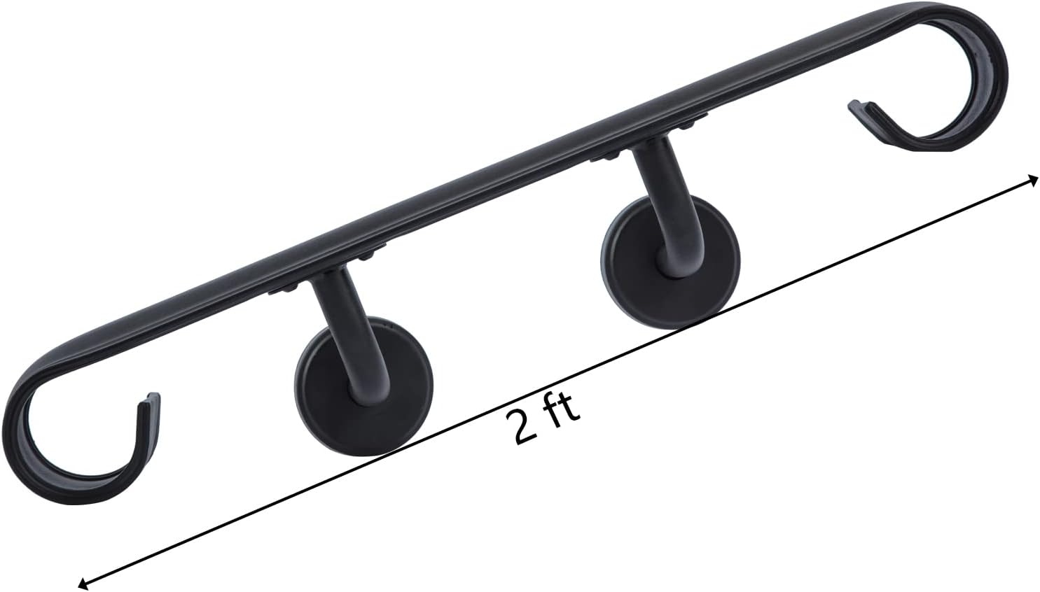 壁手すり 錬鉄製 階段手すり 壁取り付け手すり 1-2ステップ 屋内または屋外の階段用