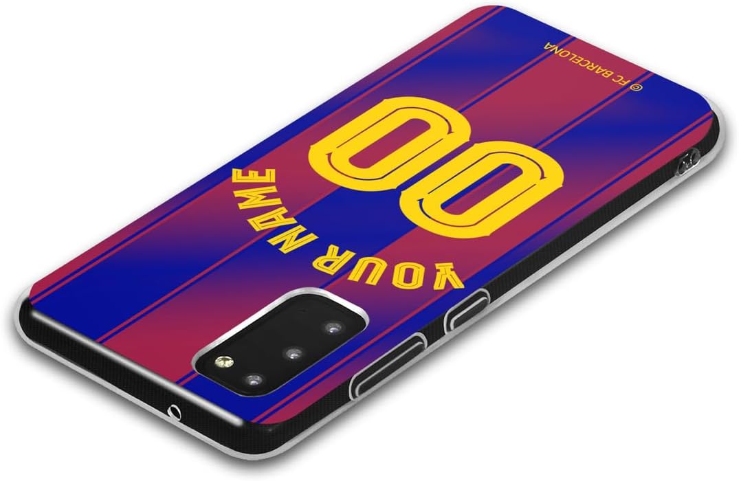 Custom Customised Personalised FC Barcelona Home 2025/26 Kit Gel Case [Military Grade Protection] Compatible with Samsung Galaxy Xcover6 Pro/Pro2