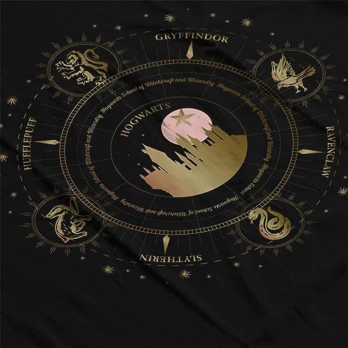 Sweat à capuche Harry Potter enfant Hogwarts silhouette dorée - 5