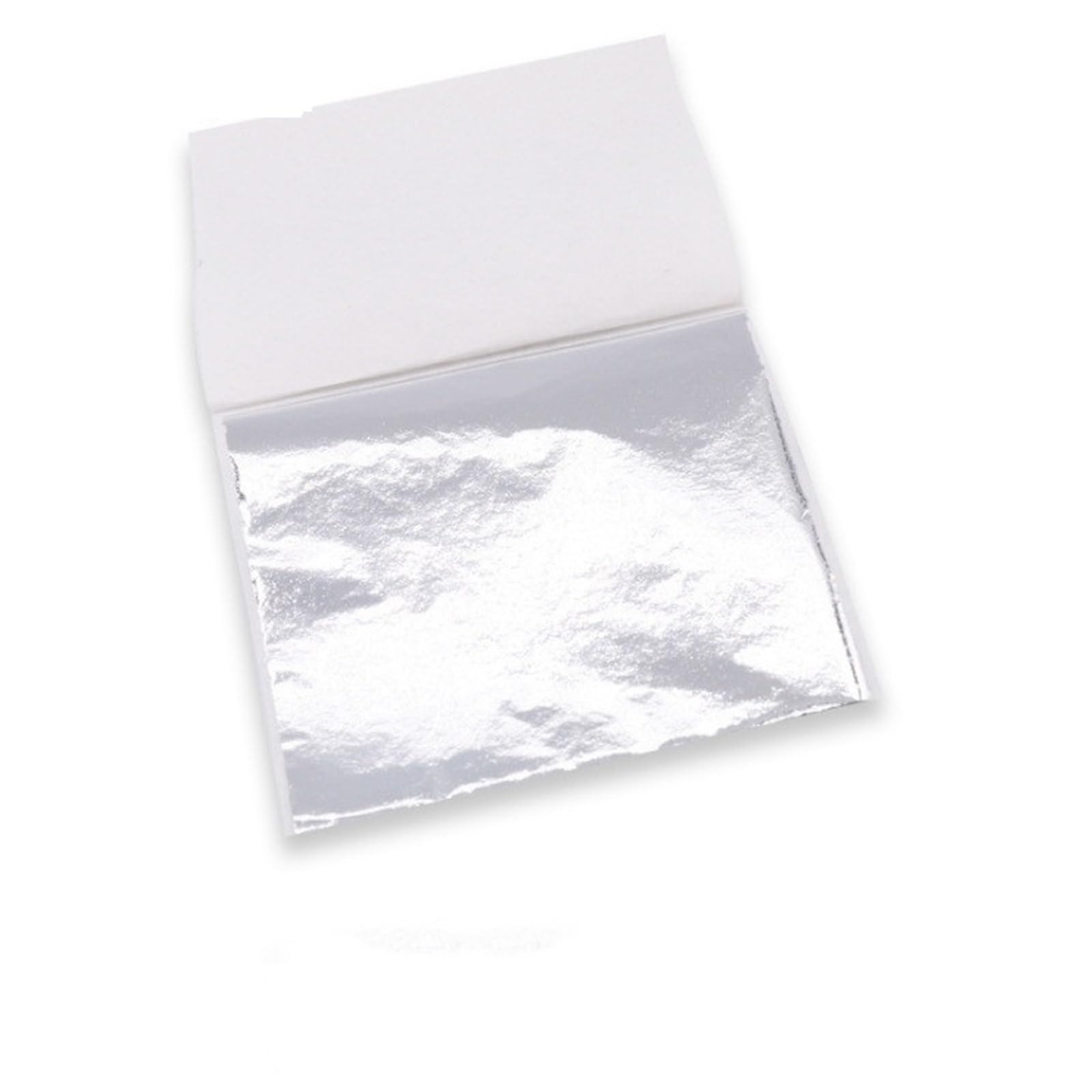 Gold Leaf Sheets, Gold Foil Transfer Sheets Paper Leaf For Gilding DIY Art Craft Nails Multicolor 500(Silver 500pcs)