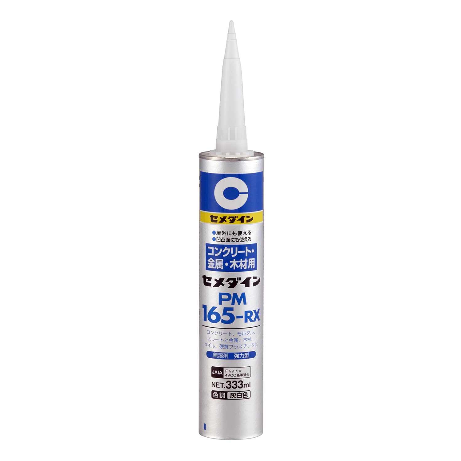 セメダイン(Cemedine) 強力屋外用コンクリート用接着剤 PM165-RX 333ml RE-539