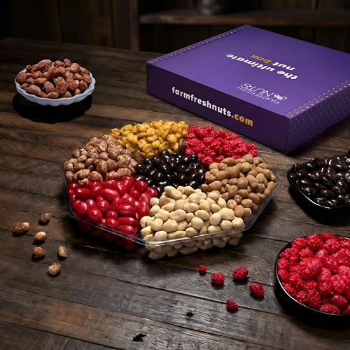 Nut And Chocolate Gift Basket - Gourmet Chocolate & Nuts