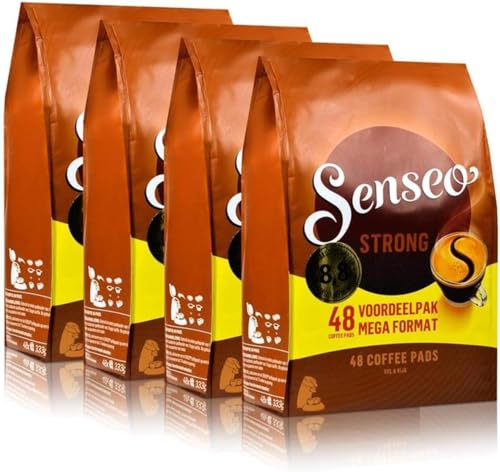 Senseo Dark Strong Roast Coffee Pods x48 (Pack of 4 Total 192 Pads)