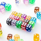⚀【たっぷり30個入りのカラフルセット】30個ものサイコロをまとめてお届け。遊びやコレクションはもちろん、複数人でのゲームや学習用にも十分なボリュームです。角は一つひとつ滑らかに磨かれており、手触りが良くつい触りたくなる仕上がり。転がりもスムーズで、ゲーム中も快適にご利用いただけます。 ⚁【光の当て方で見え方が変わります】透明感のあるアクリル素材を使用。光を透過することで、見る角度や環境によって色味や輝きが変化し、明るい場所ではパステルに、暗いところではくすみカラーへ。思わず眺めたくなります。 ...
