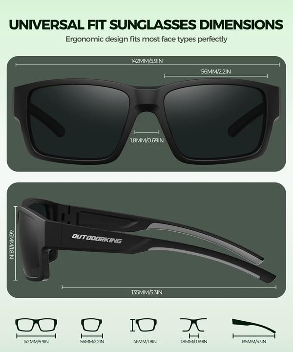 Image of Polarized Running Sunglasses Womens Mens Sun Glasses for Fishing Golf UV400