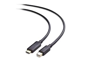 Cable Matters - Mini DisplayPort to USB C Cable 6ft - Supports 4K@60Hz