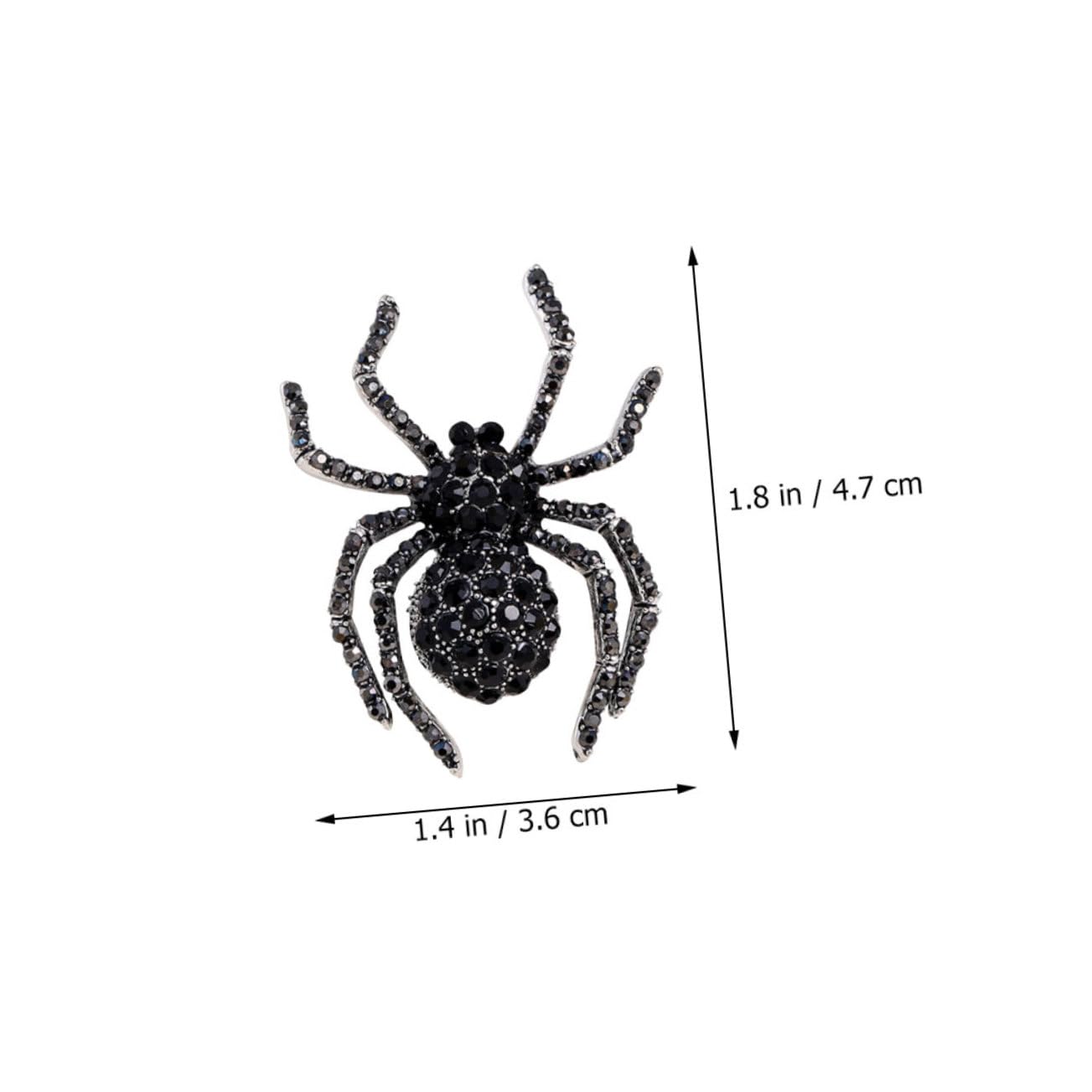 16pezzi Spilla Forma Di Ragno Di Spille Halloween Per Abbigliamento Sciarpe e Cappelli Accessorio Originale Per Uomini e Donne Resistente e Durevole Design Creativo Per Tocco Unico
