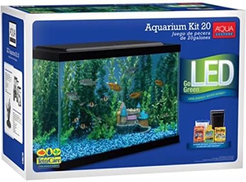 Aqua Culture 20 Gallon Aquarium Starter Kit with LED