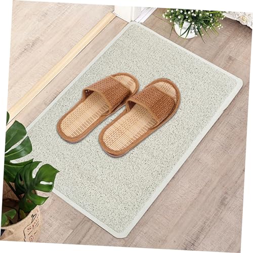 Homoyoyo 1pair Rattan Woven Slippers for Home Use Comfortable Summer Indoor Sandals Bamboo and Straw Design Moisture-absorbing Footwear for Couples3