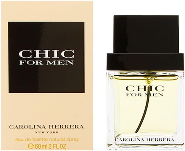 Carolina Herrera Chic - Perfume for Men, 60 ml - EDT Spray