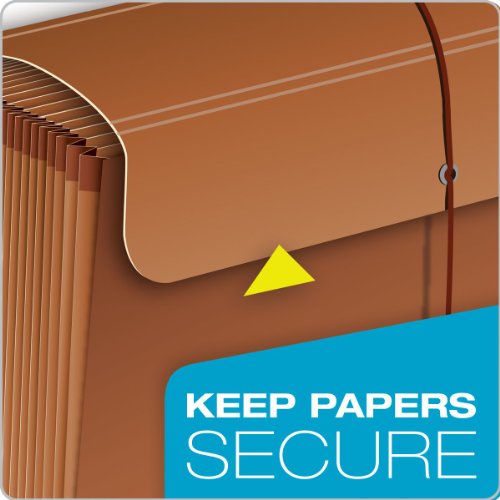 Pendaflex Heavy Duty Expanding File With Extra-Thick Cover, Tyvek Reinforced Edges, 21 Pockets, A–Z Tabs, Elastic Cord Closure, Letter Size (R117Alhd) #TOP5