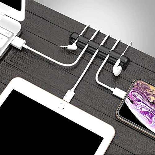 Organizador Cabos Pendurador Fios Até 5 Cabos Com Fita Adesi