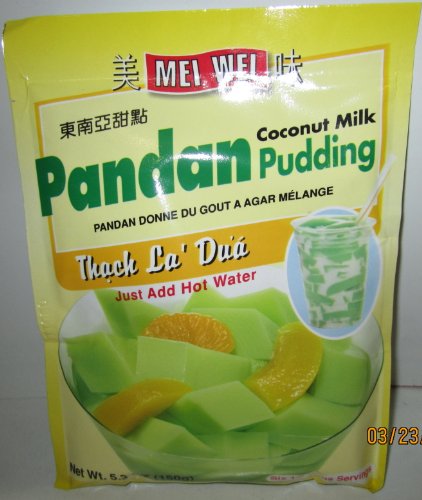 Pandan Coconut Milk Pudding