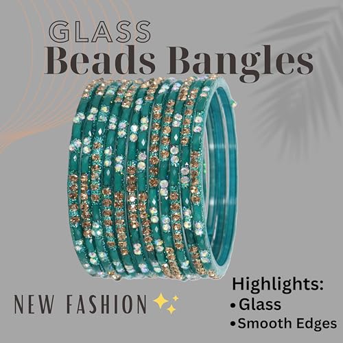 Indian Fashionable Bangles Set Stylish Glass Bangles LV_KS5--2.6