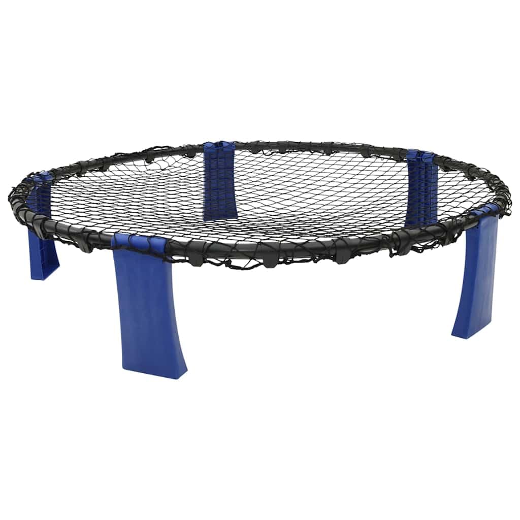 Roundnet - Juego de 3 bolas y bomba, juguete activo al aire libre de PP y PVC, 90 x 20 cm, juguete deportivo para jardín, parque y playa, promueve la coordinación, la motricidad y el trabajo