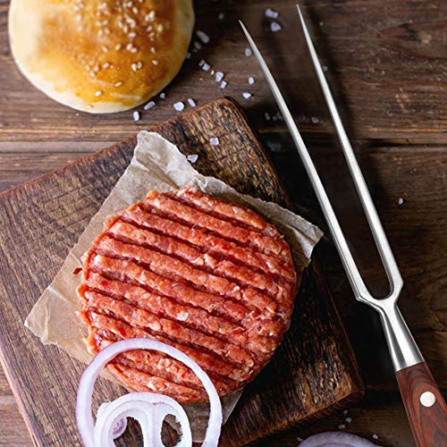 Carving Fork, Stainless Steel/Synthetic Material, Great for Sunday Roasts, Dinner Parties, Barbecues and More, 12 Inch - Thumbnail 6