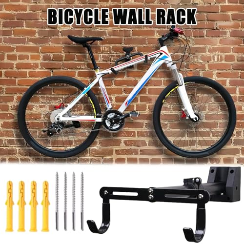 Support mural pour vélo de rangement robuste et crochet utilitaire de garage peu encombrant - 4