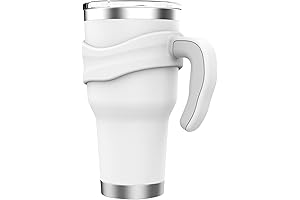 QUETO Tumbler Handle for 30 OZ YETI Rambler, Tumbler Travel Mug Handle,...