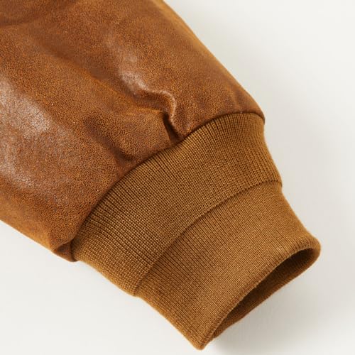 Landing Leathers Men Air Force A-2 Distressed Leather Flight Bomber Jacket (Also available in Big & Tall)4