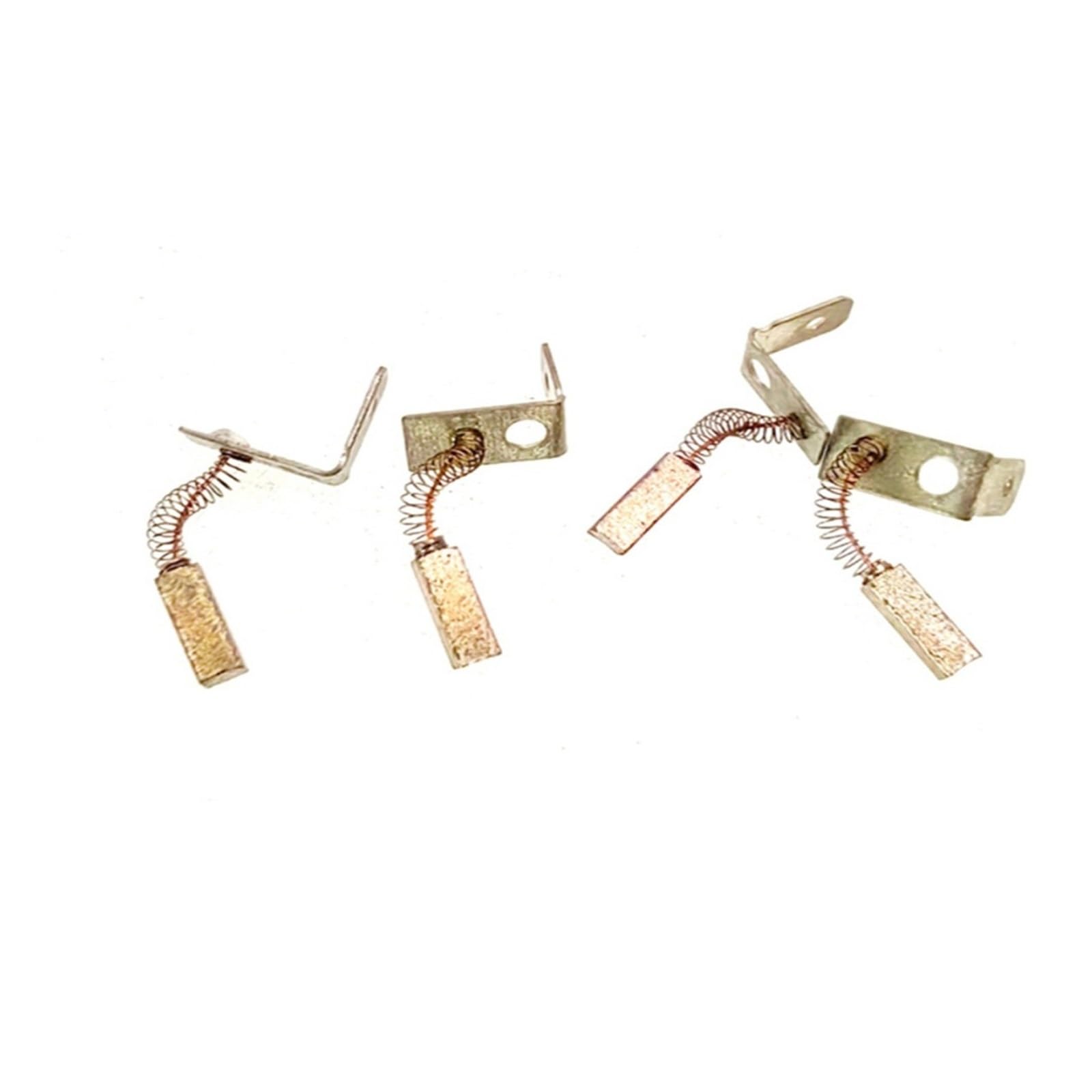4-częściowy zestaw szczotek węglowych do obrabiarek CNC, srebrne/miedziane szczotki węglowe, 2 x 3 x 8 mm, 4 x 7 x 15 mm, 3 x 4 x 8 mm. (2 x 3 x 8 mm, 4 szt.)