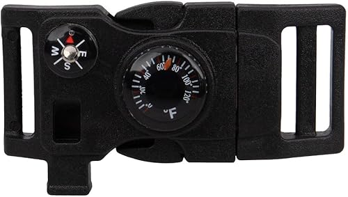 Miniatura 8 de Paracord Planet Hebilla multiherramienta, 7 herramientas en 1, ideal para acampar y uso al aire libre, disponible en paquetes de 1 a 100 hebillas