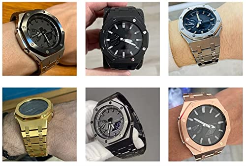 Bracelet montre GA2100 acier inoxydable kit modification GA-2110 - 6