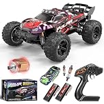 YESHIN 1:10 RC Cars for Adults, 45+ KM/H High Speed Remote Control Cars, 2WD Waterproof Off-Road Monster Truck with 2*Batteries, 2*Body Shell, ALL Terrain Buggy Vehicle Car Toy, Green