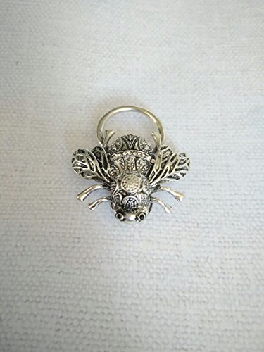 Manzhen Vintage Bumble Bee Trendy Magnetic Eyeglass Holder Brooches Ladybug Brooch (Bee) #TOP1