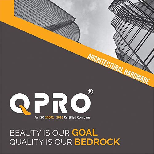 QPRO Antique Finish Main Door Lock with 4 Reversible Brass Keys Suitable for Single and Double Door (Main Door Locks, Rim Lock, Ultra Key, S/S) 2