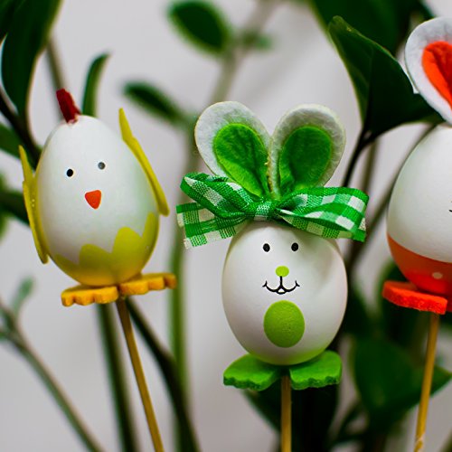 Naler 50 Uova di Pasqua Bianco Uovo di Pasqua