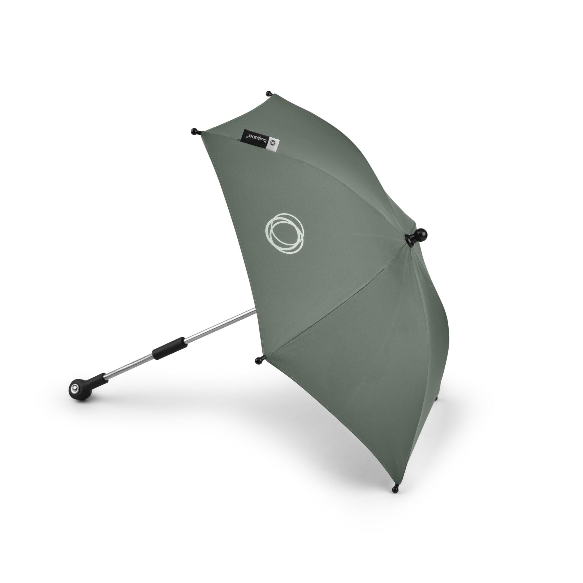Bugaboo Ombrellino+, Compatibile con Tutti i Passeggini Bugaboo, Tessuto con fattore di protezione solare UPF 50+, Ampia Zona d'Ombra, Collegamento con Un Clic, Forest Green