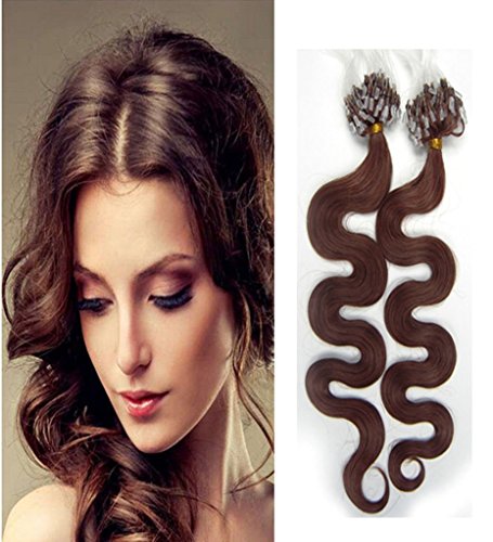 Extensions cheveux humains Micro Loop Body Wave 66 cm en qualité premium