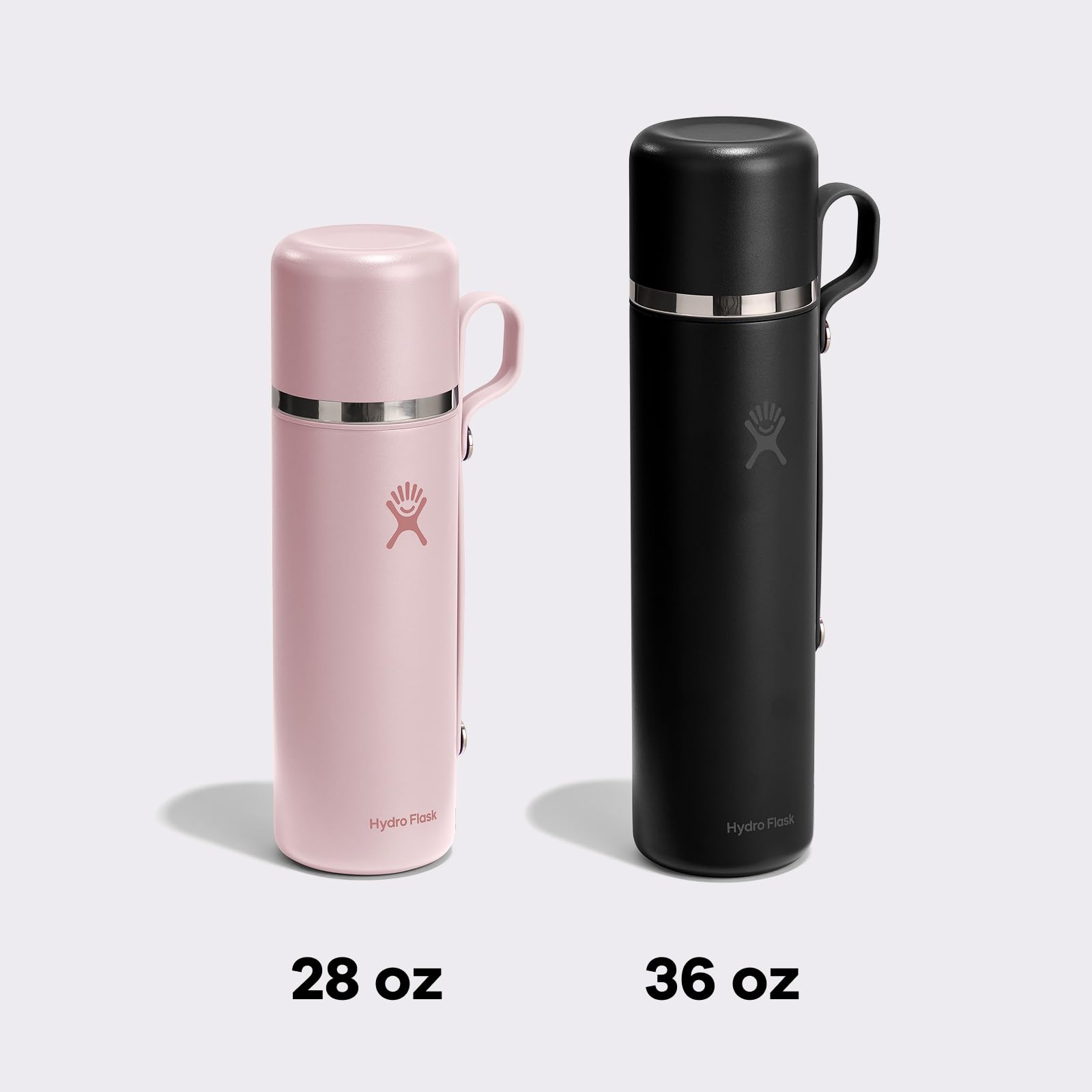 Hydro Flask Izolowana termofor i kubek 828 ml - szczelna, uniwersalna konstrukcja - utrzymuje napoje gorące przez 30 godzin i zimno przez 30 godzin - stal nierdzewna