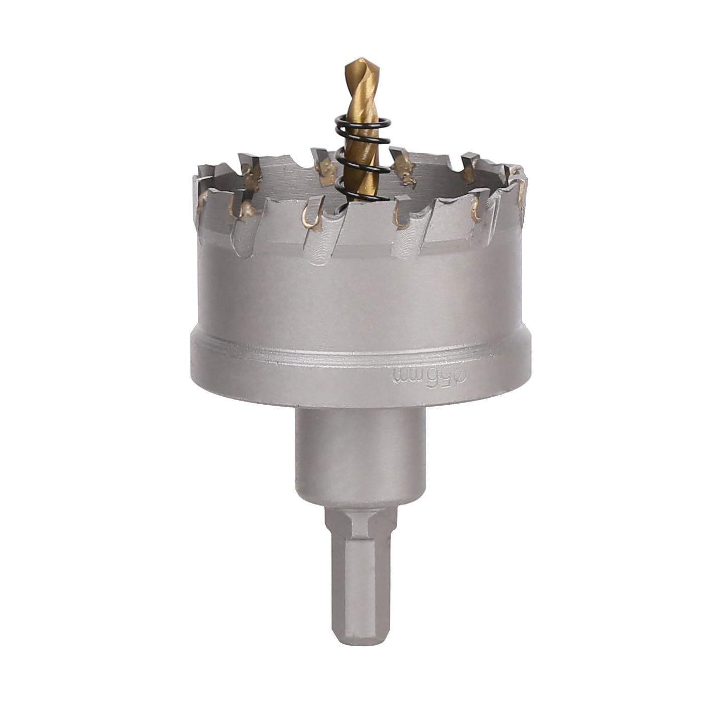 Vearter TCT Hole Saw, 56mm Carbide Bit with Pilot Drill, Cutter for Hard Metal, Stainless Steel, Mild Steel, Aluminium Alloy, Copper, Iron, Plastic and Fiberglass โ image 1