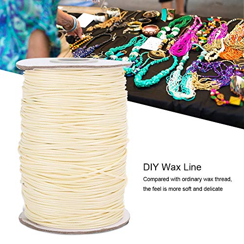 Tomotato Nylon Waxed Thread, 1mm Waxed Lacing Cord Twine, 175 Yard Nylon Leather String for Leather Sewing Book Binding - Image 3