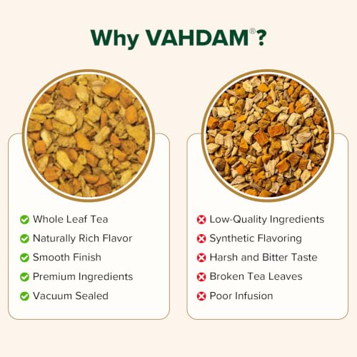 Image of VAHDAM Turmeric Ginger Tea (3.53 oz| 50+ Cups) Caffeine Free Herbal Tea