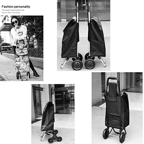 Einkaufswagen Einkaufswagen Tragbarer Einkaufswagen Zusammenklappbarer Einkaufswagen Lebensmittel Einkaufswagen… – Bild 4