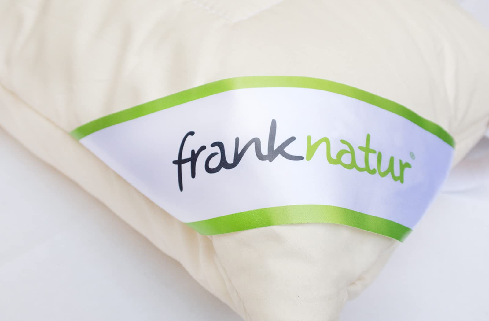 franknatur Kopfkissen 40x80 Lyocell Kissen höhenverstellbar Bio Baumwolle | anpassbare Höhe, weich stützend, Füllung mit Lyocell Tencel, Bezug 100% Bio Baumwolle, atmungsaktiv, waschbar, Oeko-TEX