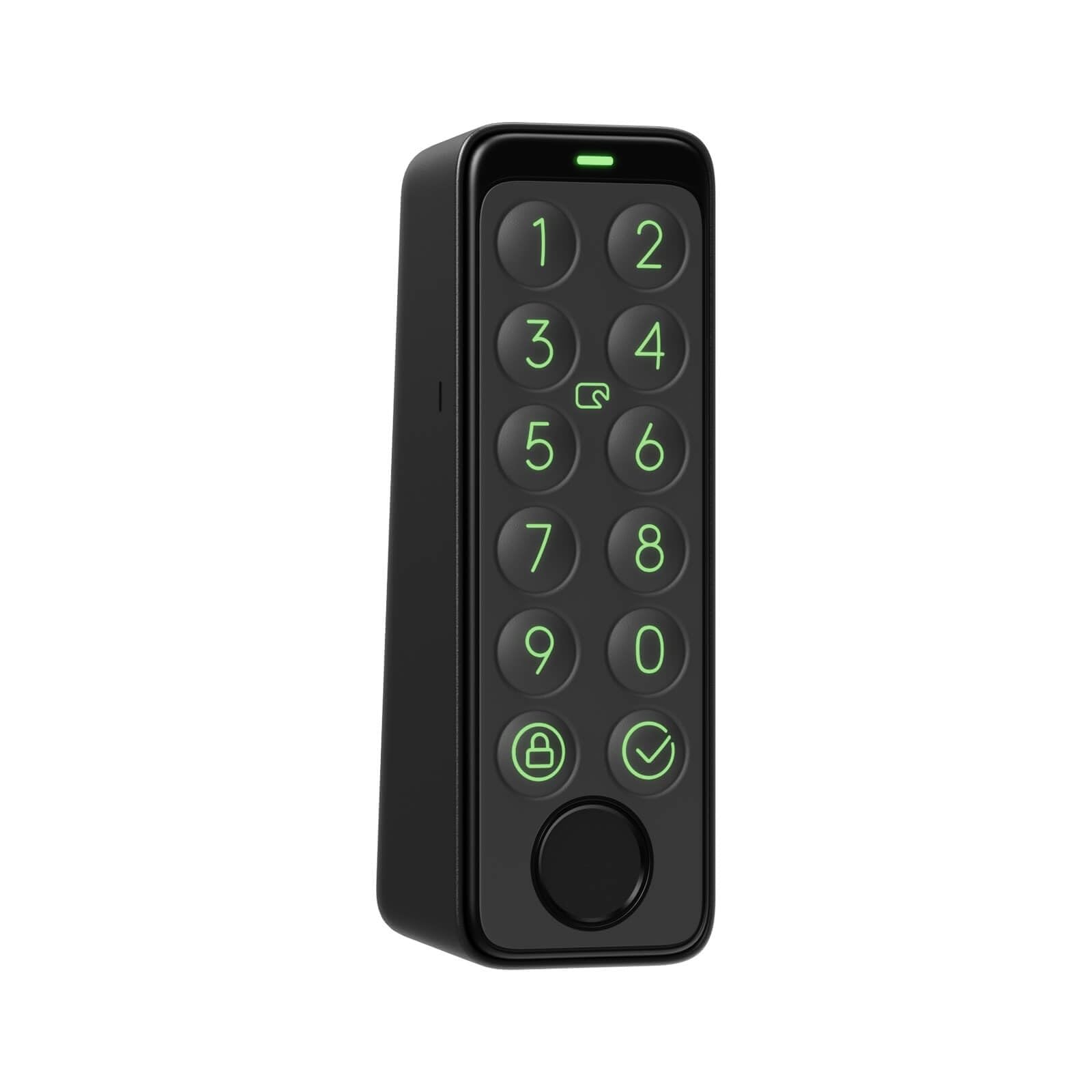 SwitchBot Keypad Touch, inteligentny panel przycisków z czujnikiem linii papilarnych, czytnik kart NFC, klasa ochrony IP65, podświetlany