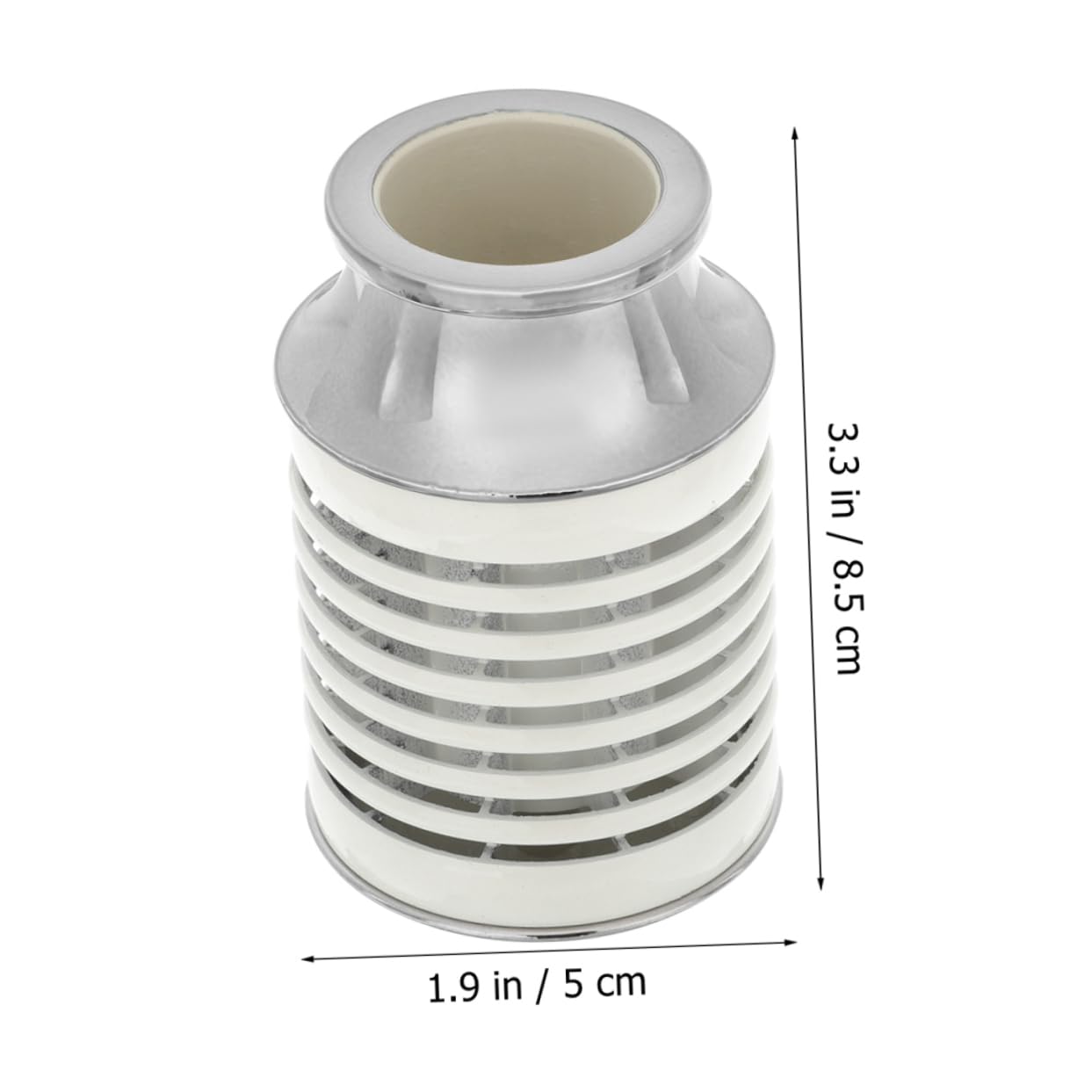 Happyyami Elegant Roman Rod Finials Aluminum Alloy Finials for Door Curtain Poles Home Curtain Replacement