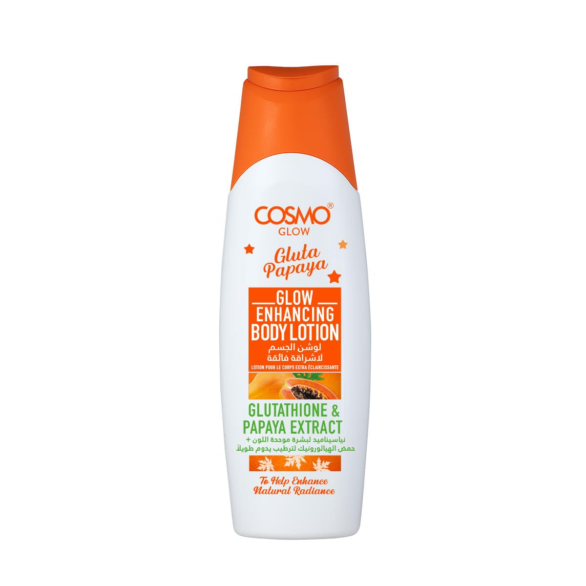 cosmo glutathione Cosmo Glow Gluta Papaya Glow Enhancing Body Lotion 500ml, Glutathione &  Papaya Extract for Unisex : Buy Online at Best Price in KSA