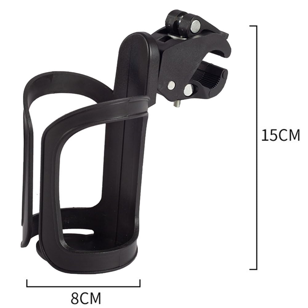 portabottiglie per passeggini, rotazione di 360 gradi per biberon, porta caffè, portabottiglie per biciclette, mountain bike, passeggini e sedie a rotelle