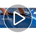 BETU Mattress Bags for Moving, Mattress Protector Waterproof Mattress Cover Cal King Size Storage Bags with 8 Heavy-Duty Handles and Zipper for Bed Extra Thick Large(2 Pack, 86"x75"x15" Blue)