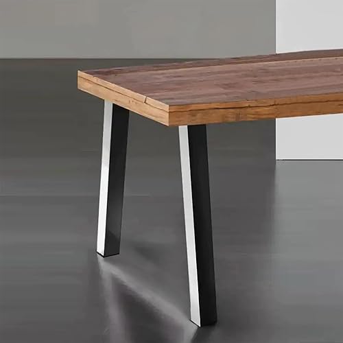 Miniatura 8 de Patas de mesa de 30 pulgadas de alto, patas de escritorio de oficina modernas, hierro resistente y diseño industrial, patas de metal para muebles de