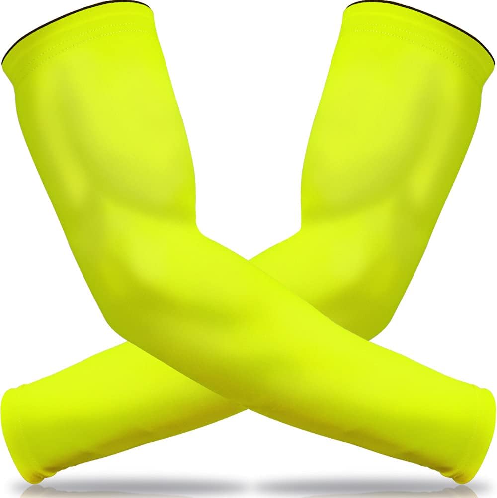 UV & Sun Protection Arm Sleeves for Men & Women, UPF 50+, Cooling Sport Compression Arm Sleeves