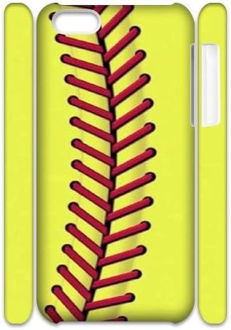 WEUKK softball iPhone 5C 3D cases, personalized phone case for iPhone 5C softball, personalized softball cover case