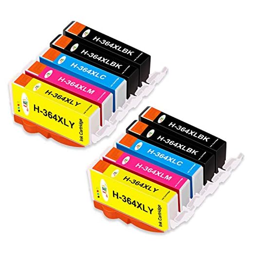 EBY Compatibles HP 364 XL 364XL Cartuchos de Tinta para HP Photosmart 5510 5515 5520 5524 6510 6520 7510 7520 7515 HP Officejet 4620 HP Deskjet 3070A C5388 D5460 B010a B111a B109a B209a B210a