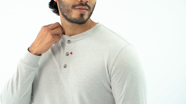 Amazon.com: Wrangler Men's Jersey Knit Long Sleeve Henley T-Shirt