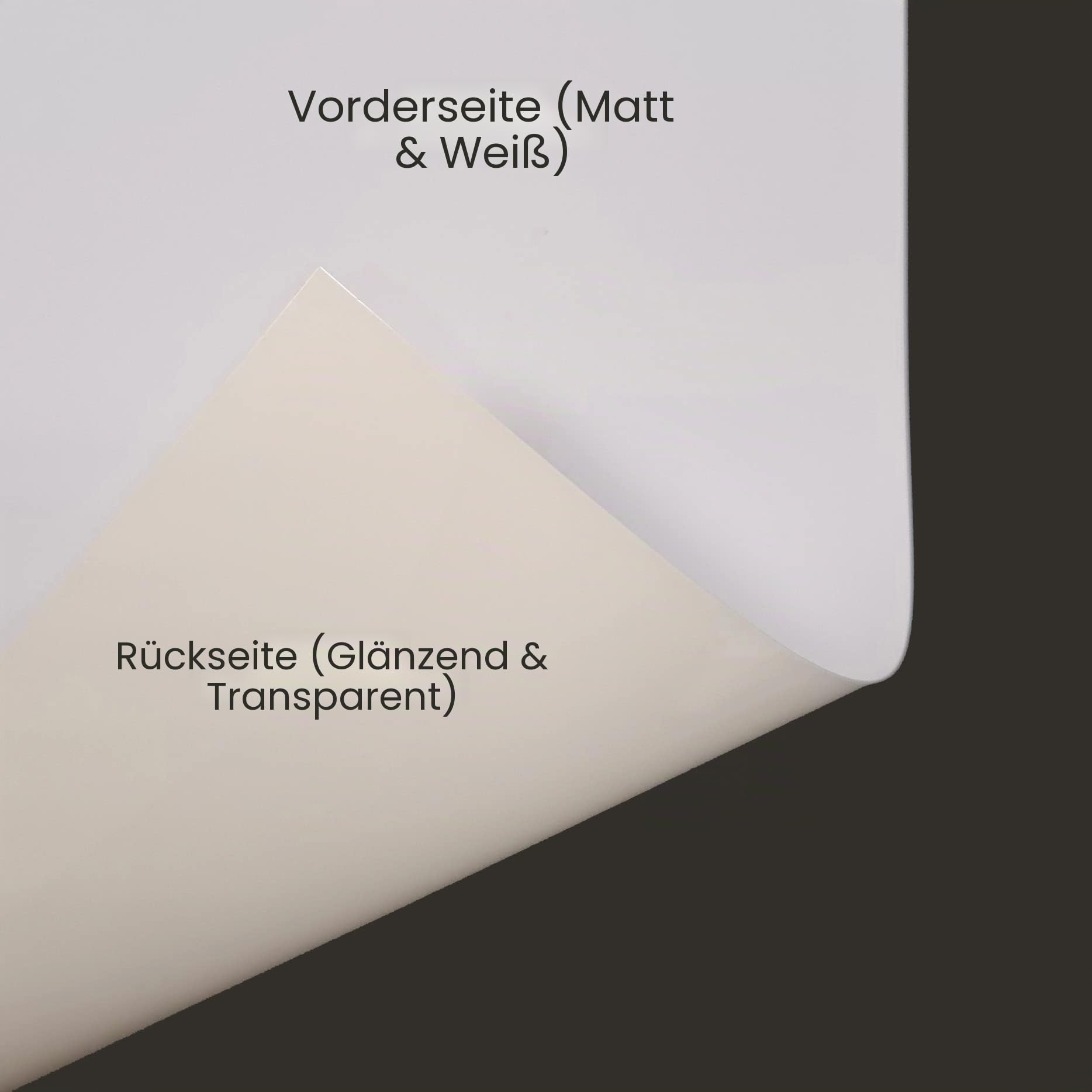 RTL50E: Lite Film, durchscheinende Hintergrundbeleuchtungsfolienblätter, 150 g, für Laser- oder Tintenstrahldrucker, Hintergrundbeleuchtungspapierblätter für LED-Plakathalter (A4 x 50 Blatt)