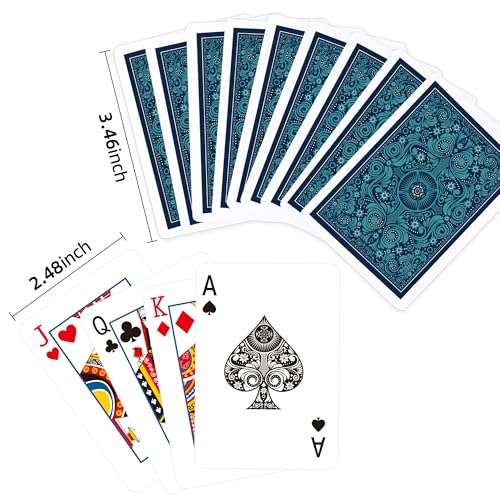 Image of Playing Cards Bulk,24 Decks of Cards,24 Pack Poker Cards Set,Standard Playing Cards with a Colorful Gift Box,Suitable Various Fun Card Games for Adults and Seniors, Holiday Presents
